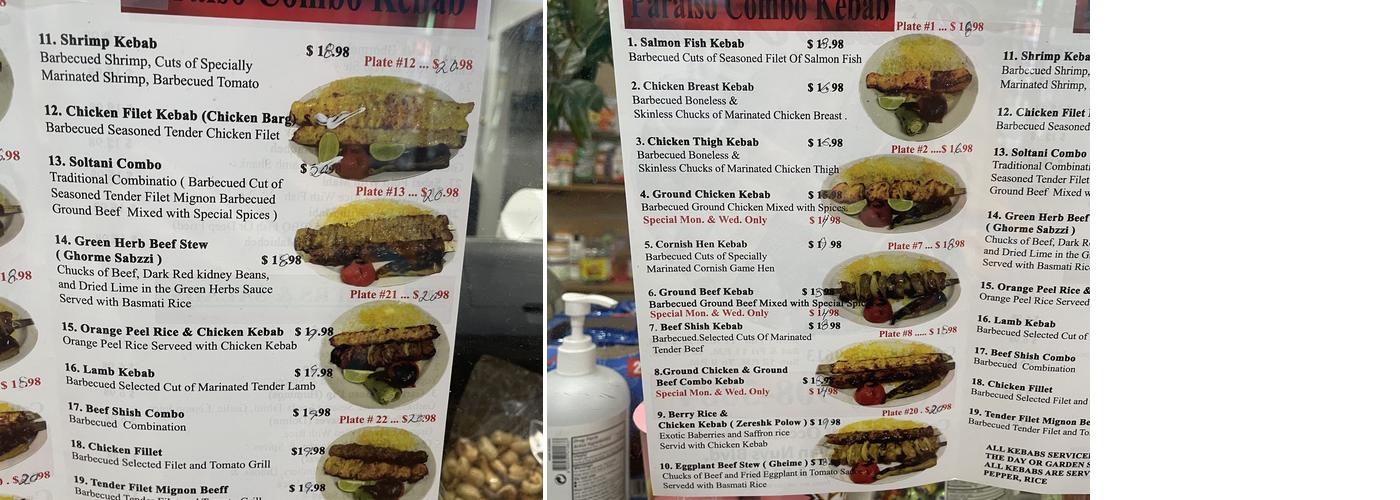 La Nueva Market Menu