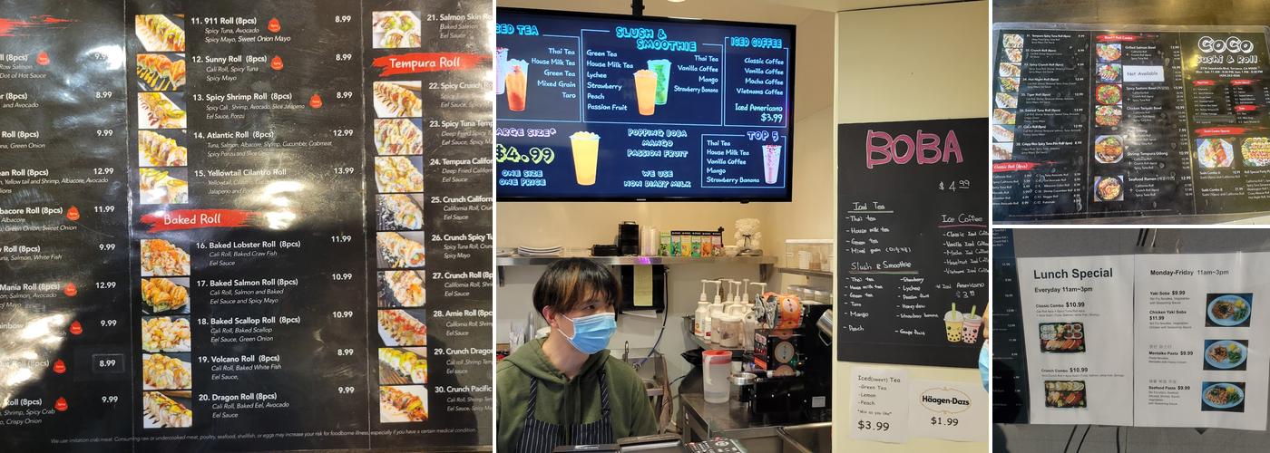 coco sushi & roll Menu