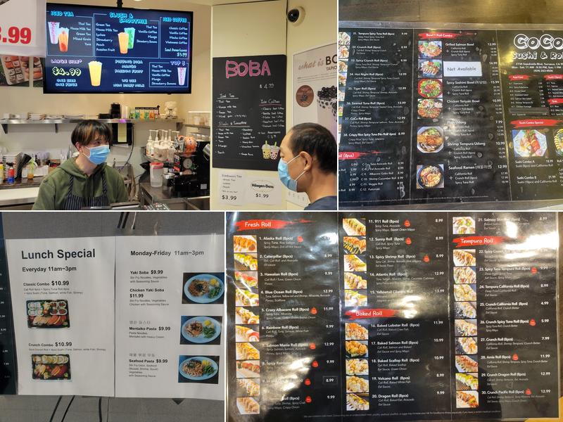 coco sushi & roll Menu