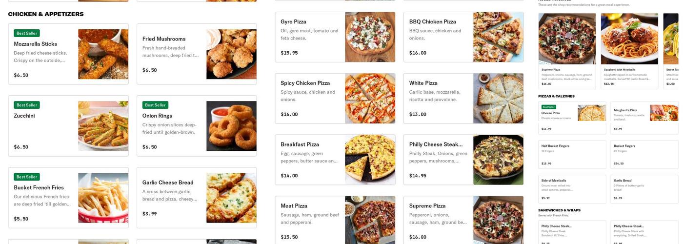 Express Kitchen Menu