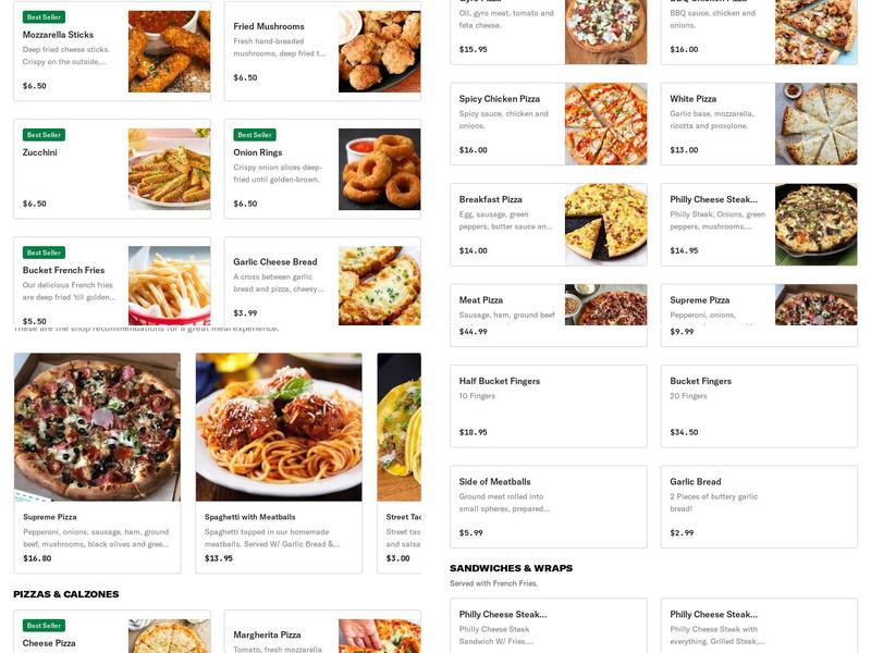 Express Kitchen Menu