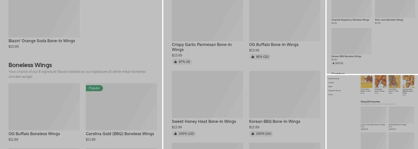 Wing SZN - Rhodes Ranch Menu