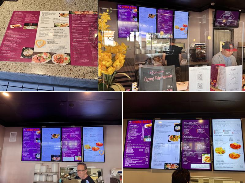 China Basil Thai and Chinese Kitchen Menu