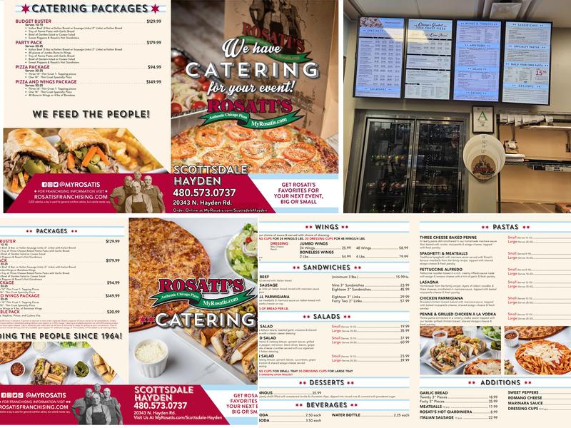 Rosati's Pizza Menu
