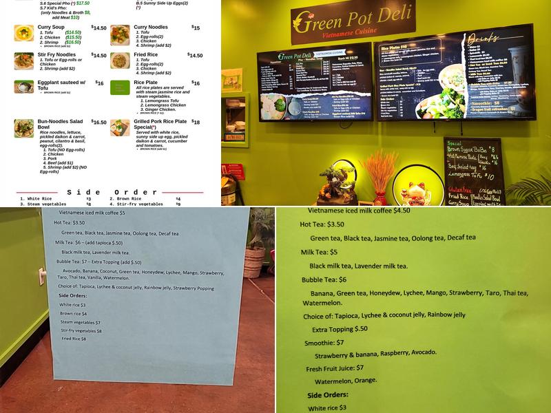 Green Pot Deli Menu