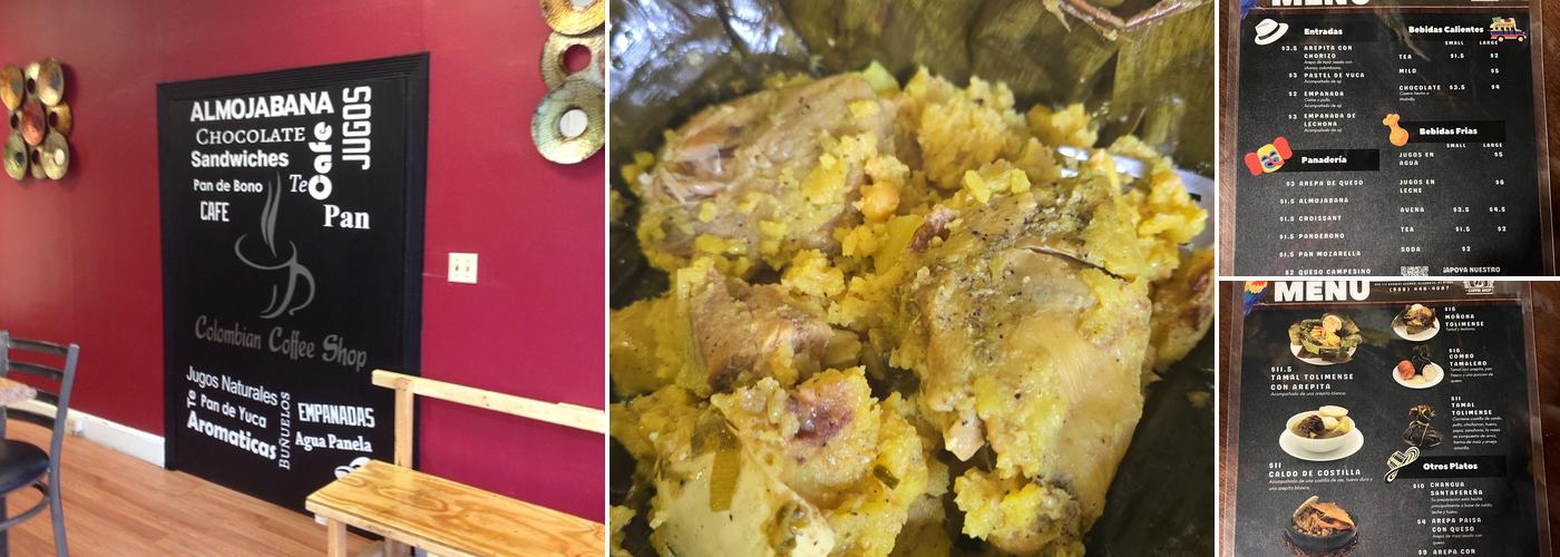 Colombian Coffee Shop Menu