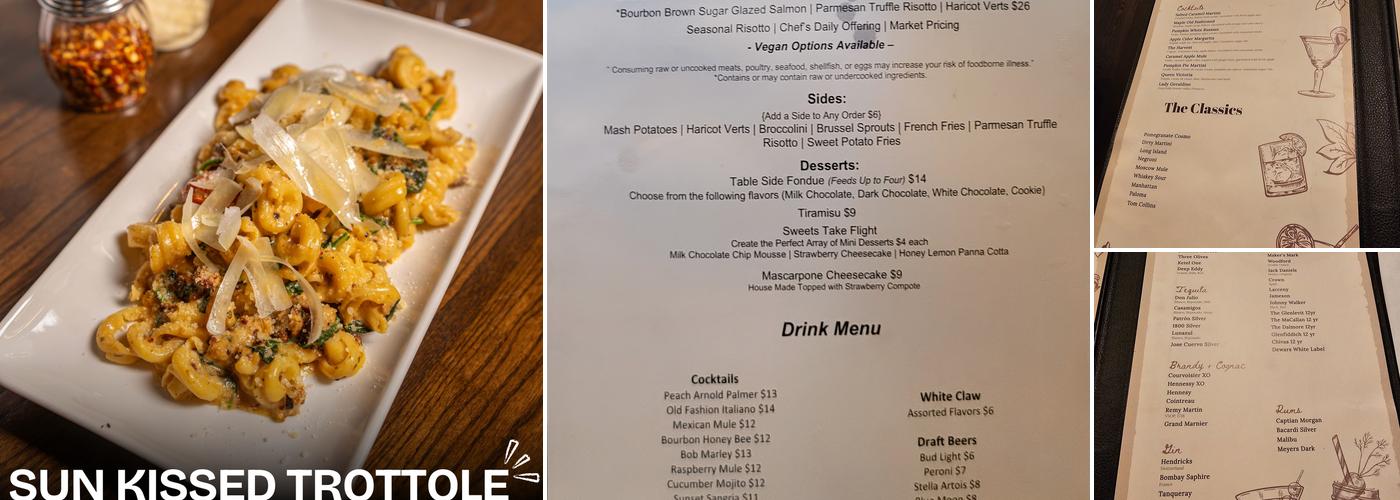 Tap & Vine Ballantyne (Stonecrest) Menu