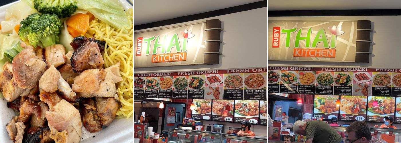 Ruby Thai Kitchen Menu