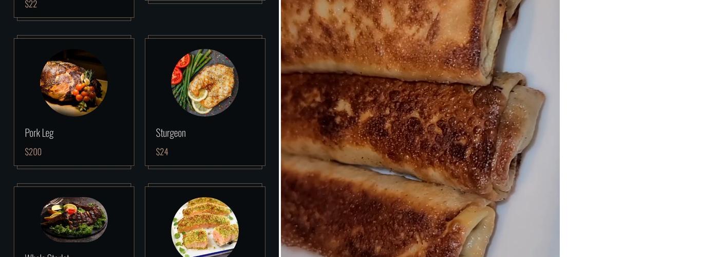 Ker & Soos Catering Menu