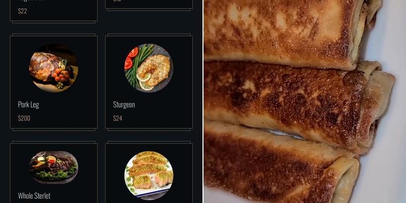 Ker & Soos Catering Menu