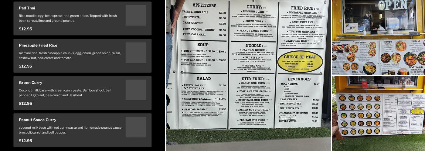 Lemon Leaf Thai Kitchen Menu