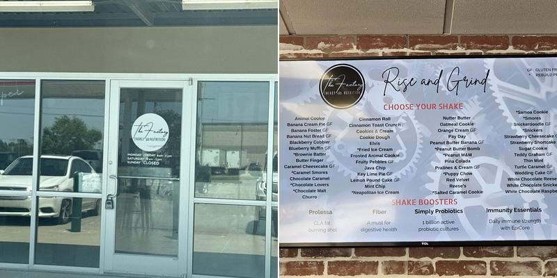 The Factory Energy and Nutrition Menu