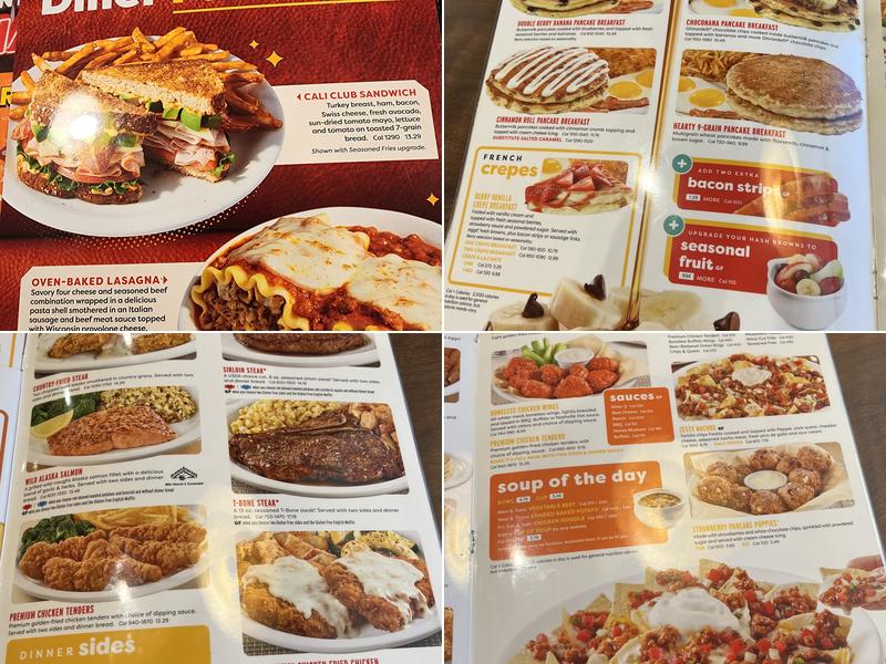 Denny's Menu