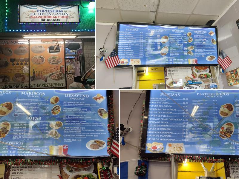 Pupuseria El Buen Sazón Menu