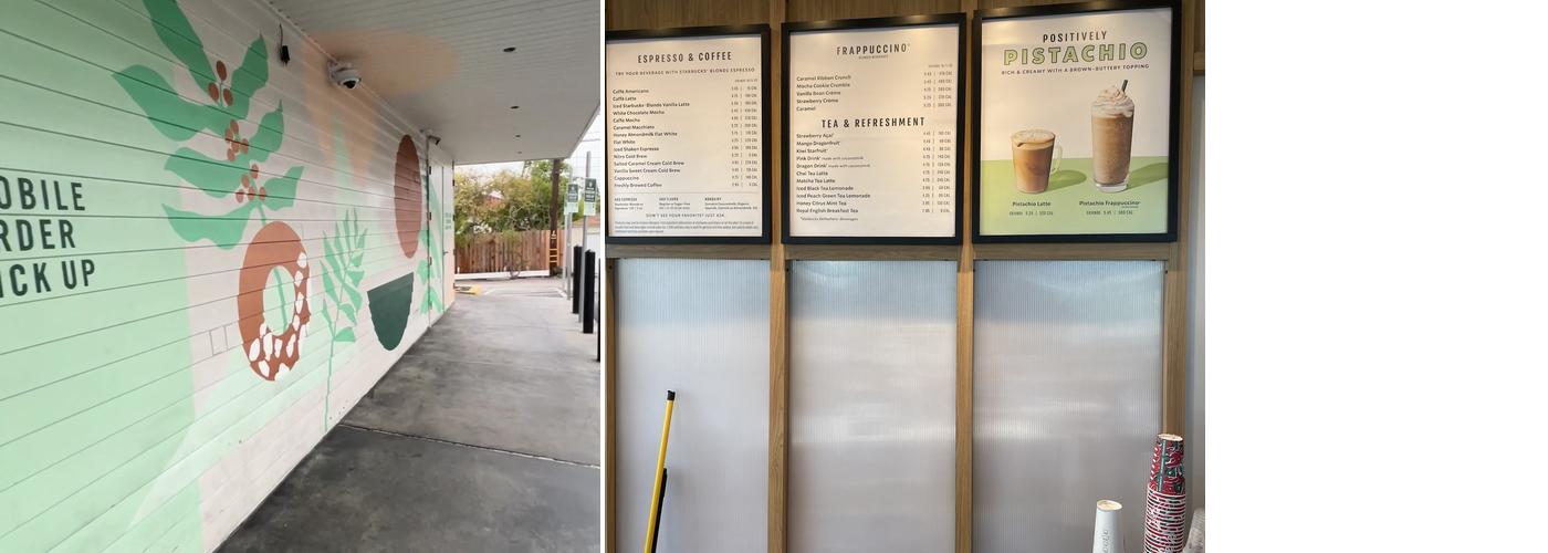 Starbucks Menu