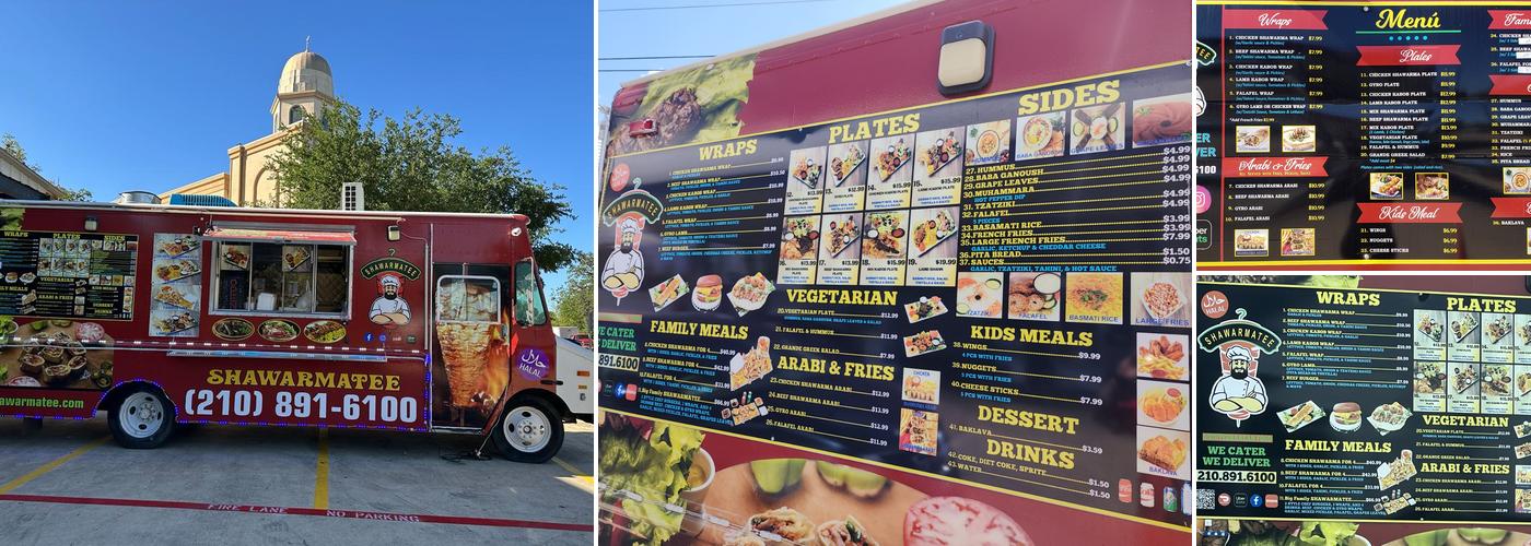 Shawarmatee Menu