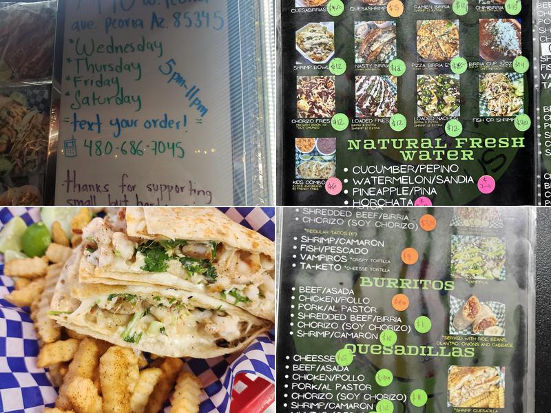 Lets Taco Bout Us Menu