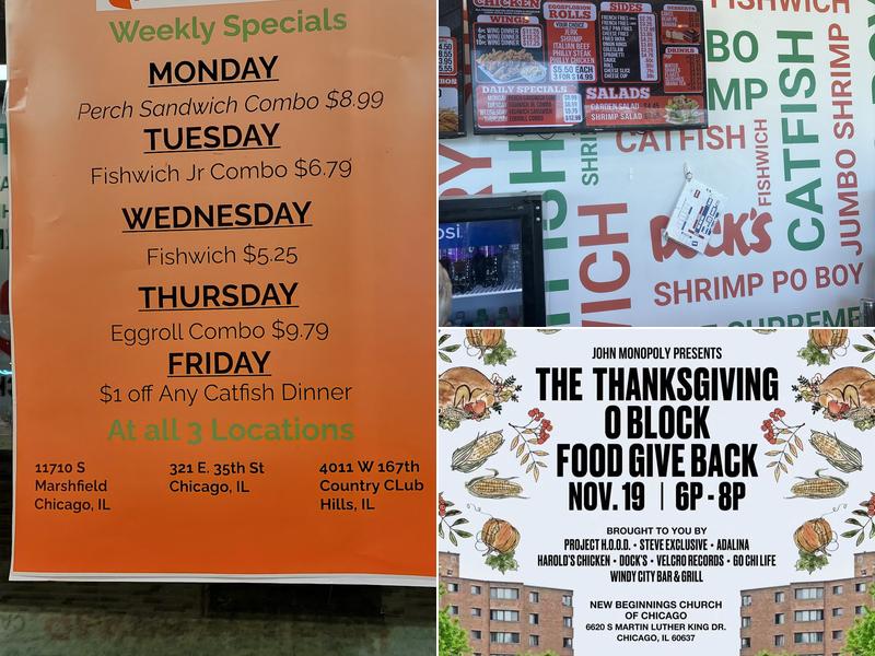 Dock's Menu