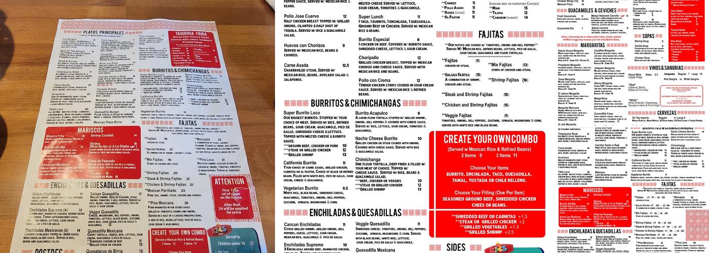 Salsas Cocina Marietta Square | Jacksonville Menu