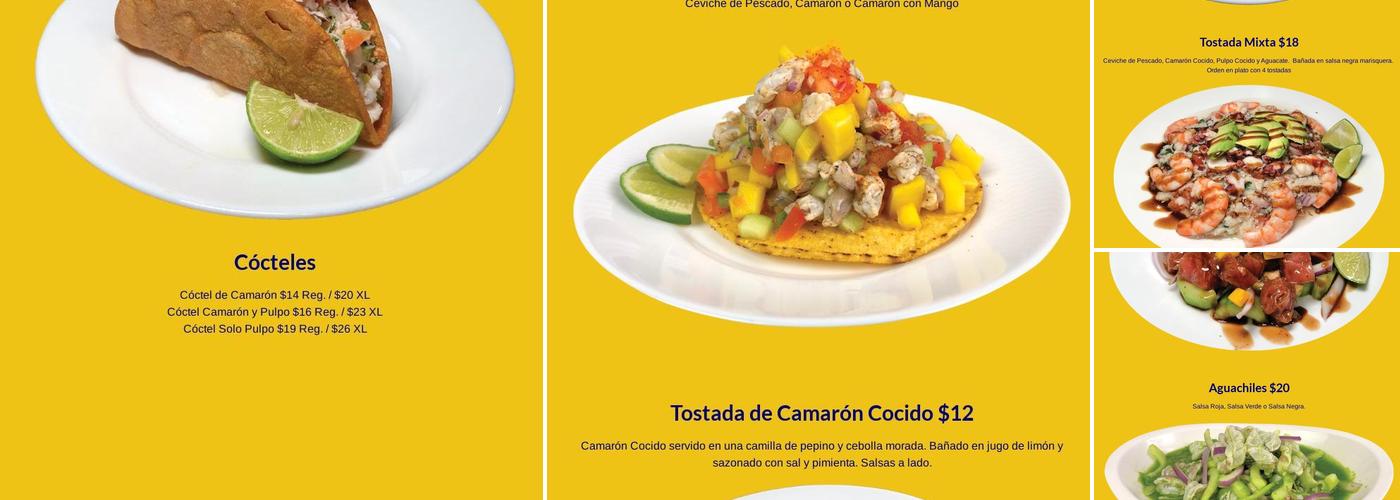 Mariscos El Guicho | Paramount Fresh Mariscos Food Truck ‏مطعم البحرية Menu