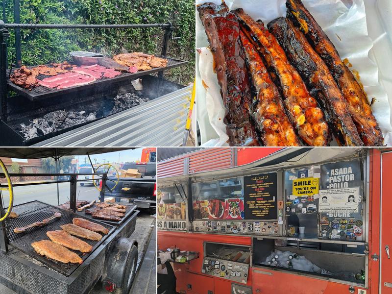 Don Pollon BBQ rib and chicken taco truck