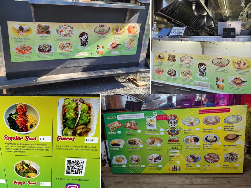 Tehuana Oaxacan Cuisine Menu