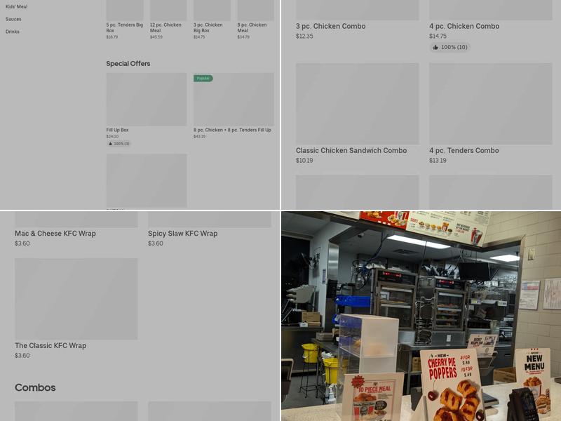 KFC Menu