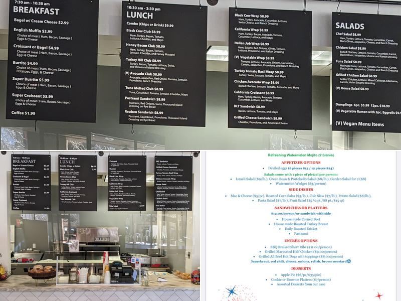 Cherry Creek Deli Menu
