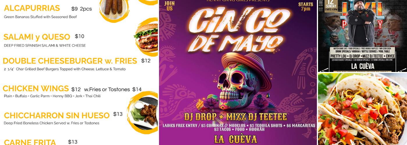 La Cuéva Menu