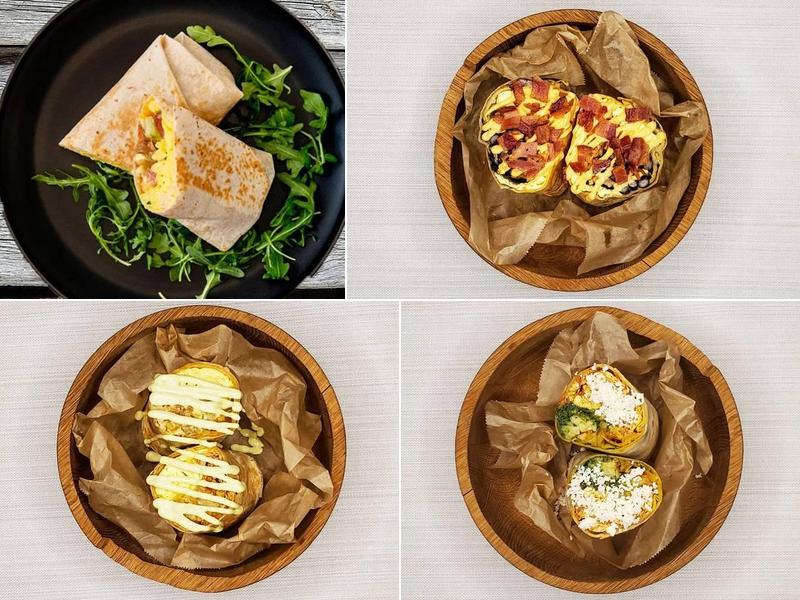 Seaside Breakfast Burritos