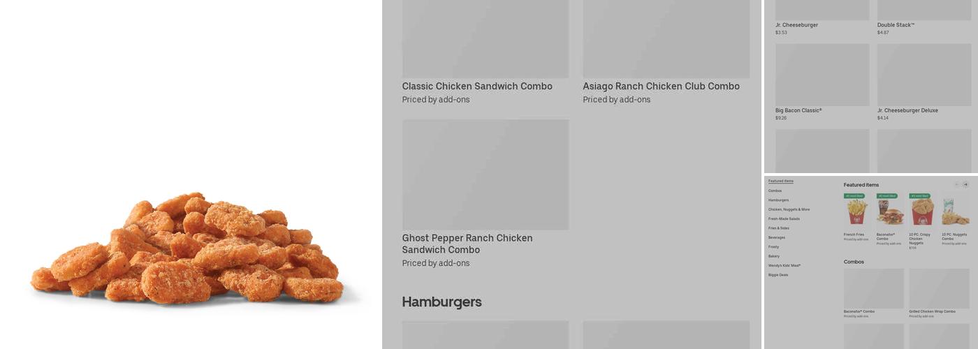 Wendy's Menu