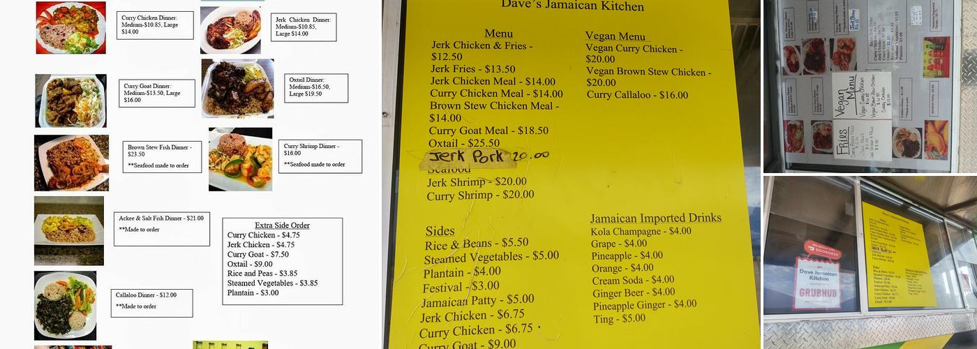 Dave Jamaican Kitchen Menu