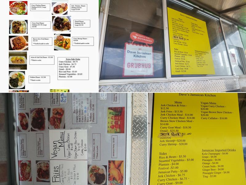 Dave Jamaican Kitchen Menu