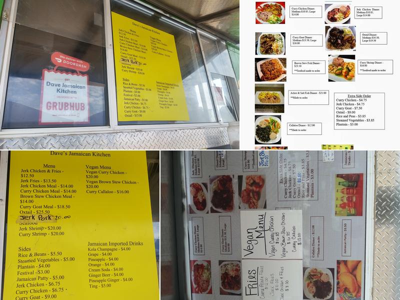 Dave Jamaican Kitchen Menu