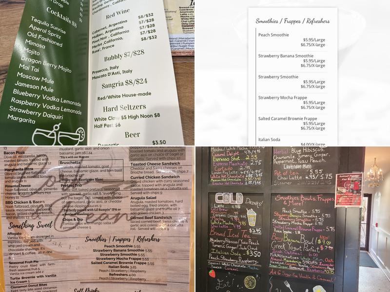 Cork & Bean Menu