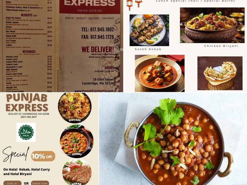 Punjab Express Menu