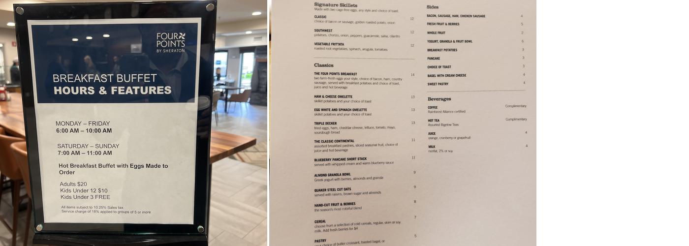 Fireside Cafe Menu