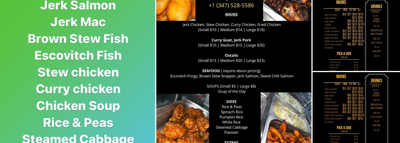 Steve's Original Jerk Chicken Menu
