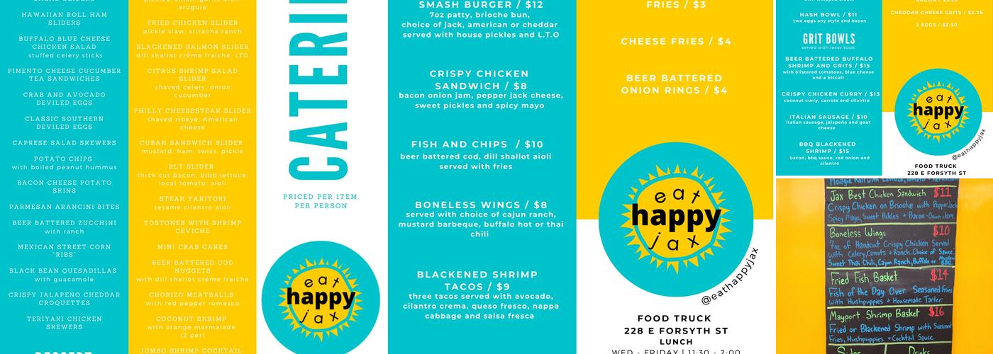 Eat Happy Jax Menu