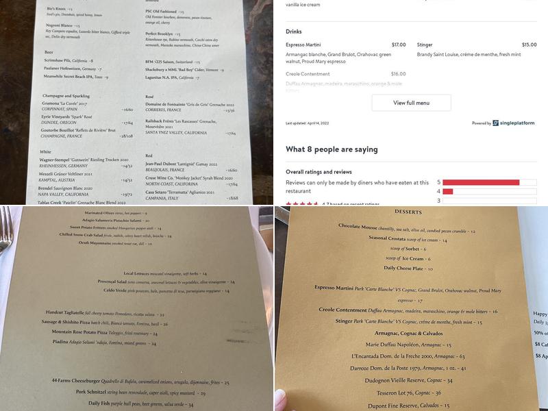 Pecan Square Café Menu