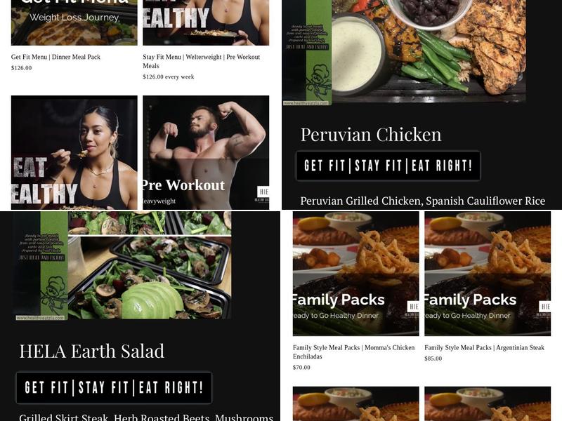 Healthy Eatz L.A Menu