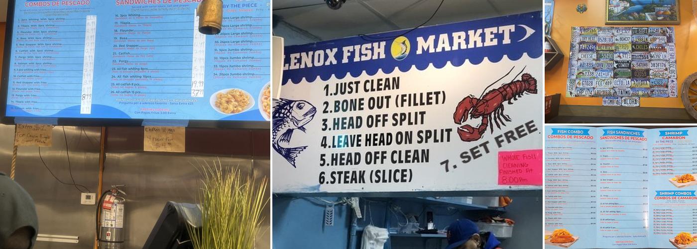 Anas Fish Market Menu