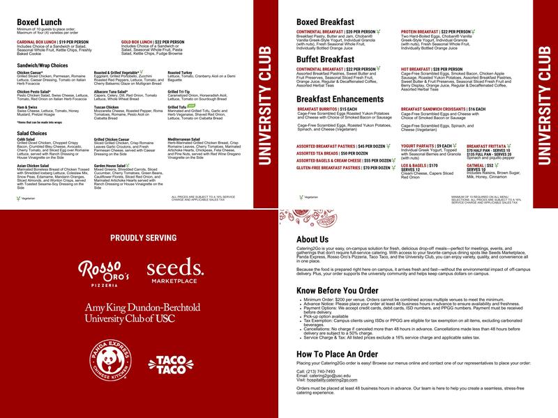 Burger Crush Menu