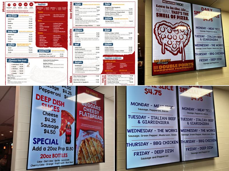 Beggars Pizza - Crestwood Menu