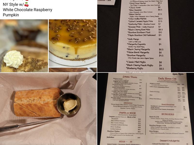 Joe Tony's Bourbon Steak Menu