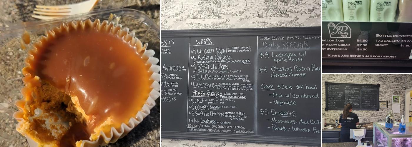 JD's Kitchen & Bakery Menu