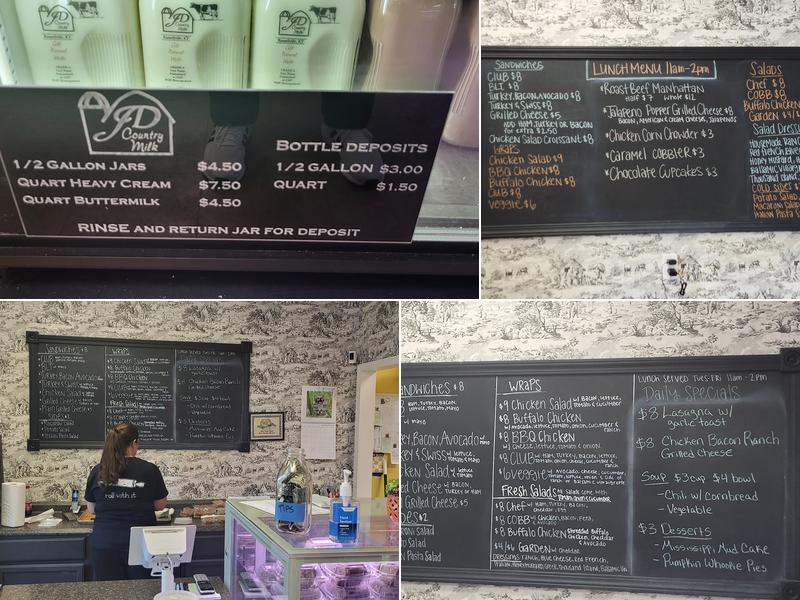 JD's Kitchen & Bakery Menu