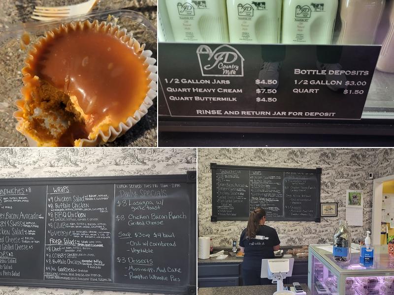 JD's Kitchen & Bakery Menu