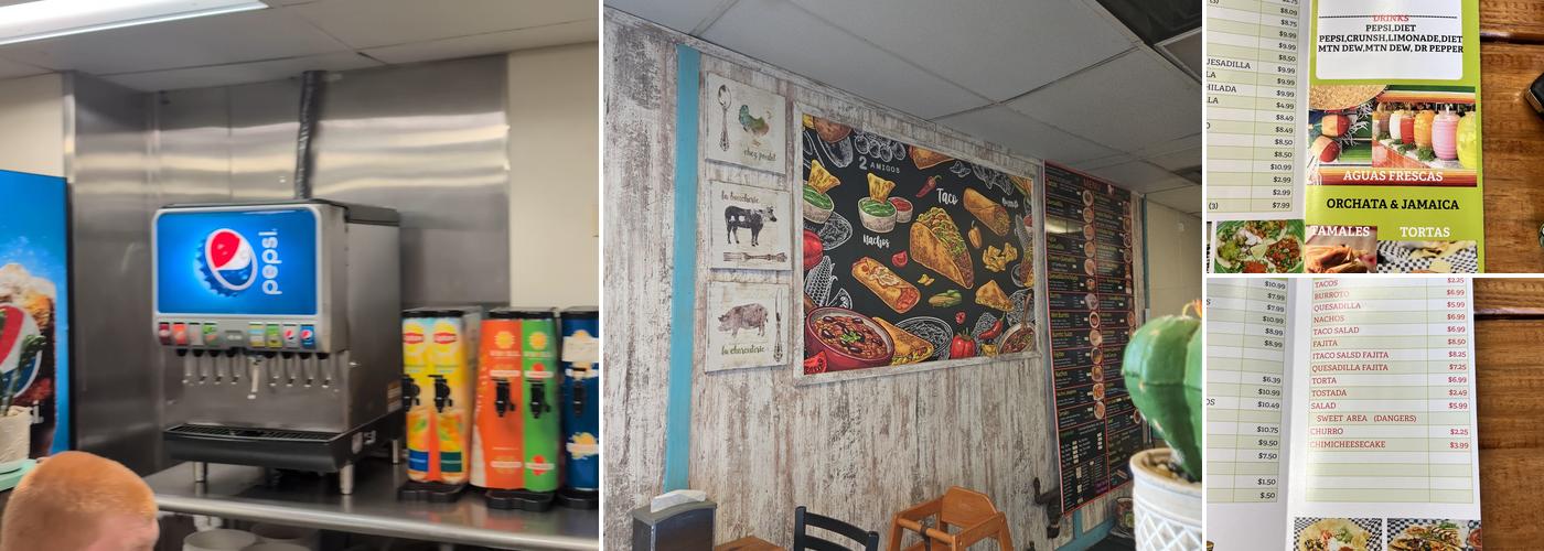 2 Amigos Kitchen Menu