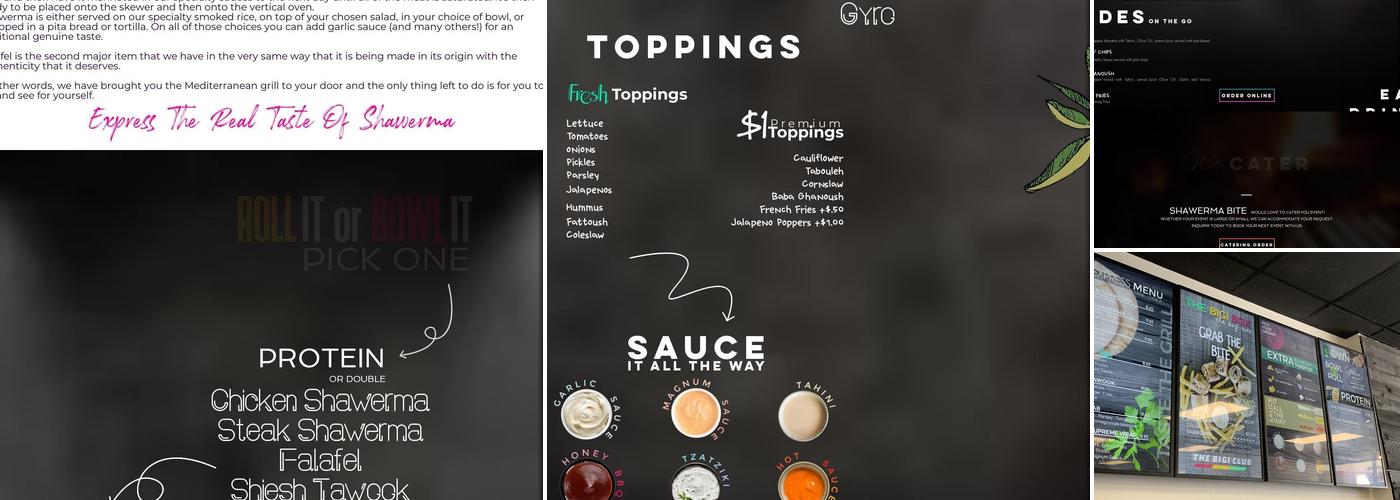 Shawerma Bite Menu